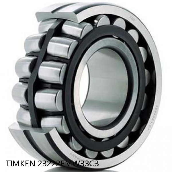 23222EMW33C3 TIMKEN Spherical Roller Bearings Steel Cage
