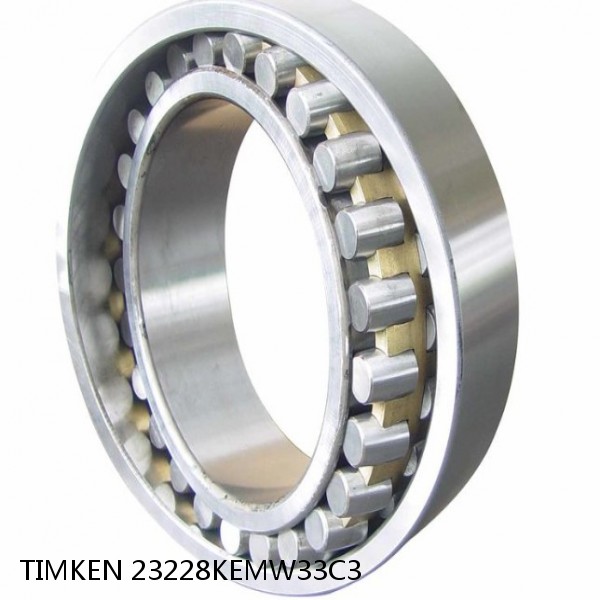 23228KEMW33C3 TIMKEN Spherical Roller Bearings Steel Cage