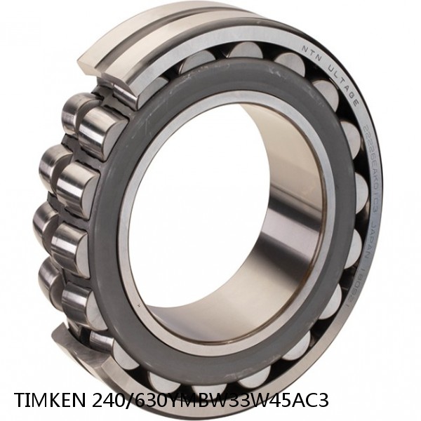 240/630YMBW33W45AC3 TIMKEN Spherical Roller Bearings Steel Cage