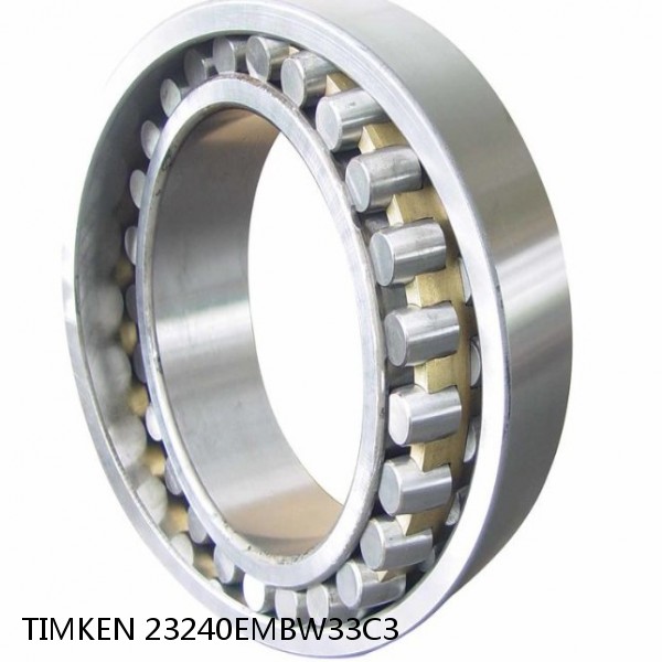 23240EMBW33C3 TIMKEN Spherical Roller Bearings Steel Cage