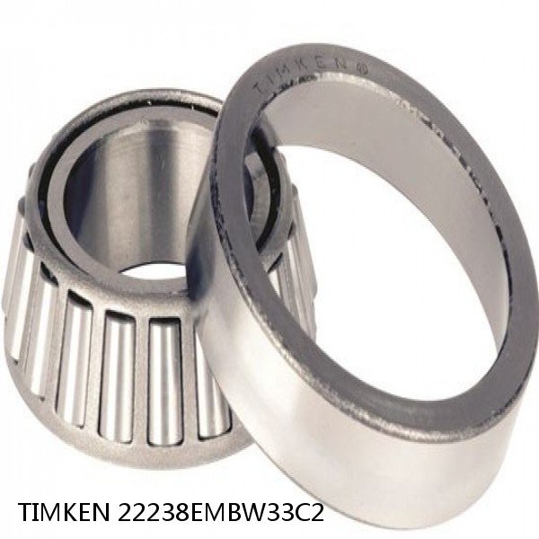 22238EMBW33C2 TIMKEN Tapered Roller Bearings TDI Tapered Double Inner Imperial