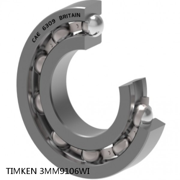 3MM9106WI TIMKEN Full Complement Cylindrical Roller Radial Bearings