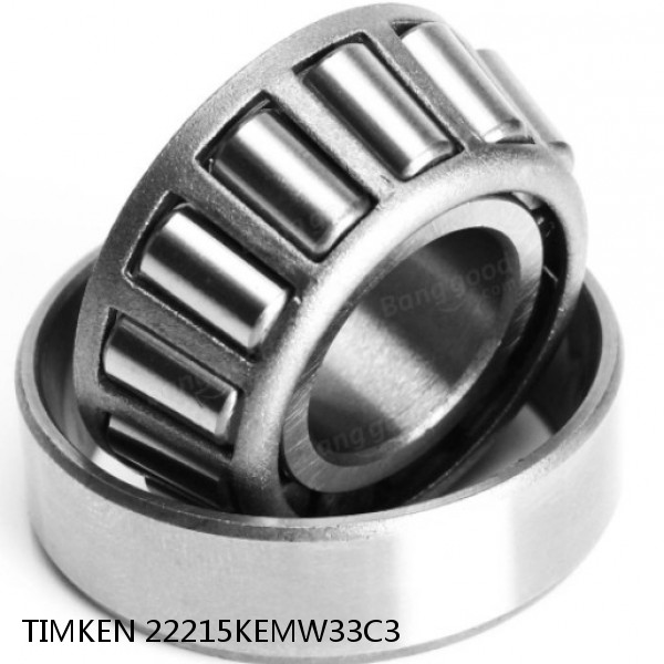 22215KEMW33C3 TIMKEN Tapered Roller Bearings Tapered Single Metric