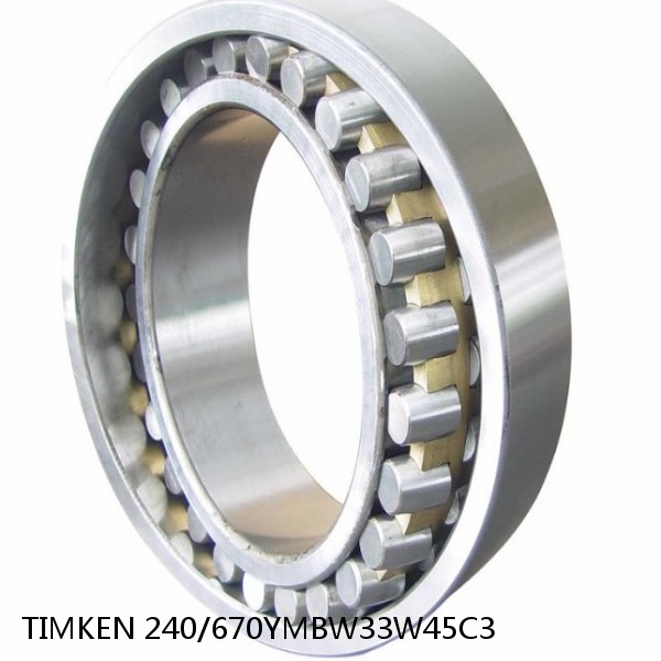 240/670YMBW33W45C3 TIMKEN Spherical Roller Bearings Steel Cage