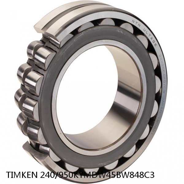 240/950KYMDW45BW848C3 TIMKEN Spherical Roller Bearings Steel Cage #1 small image