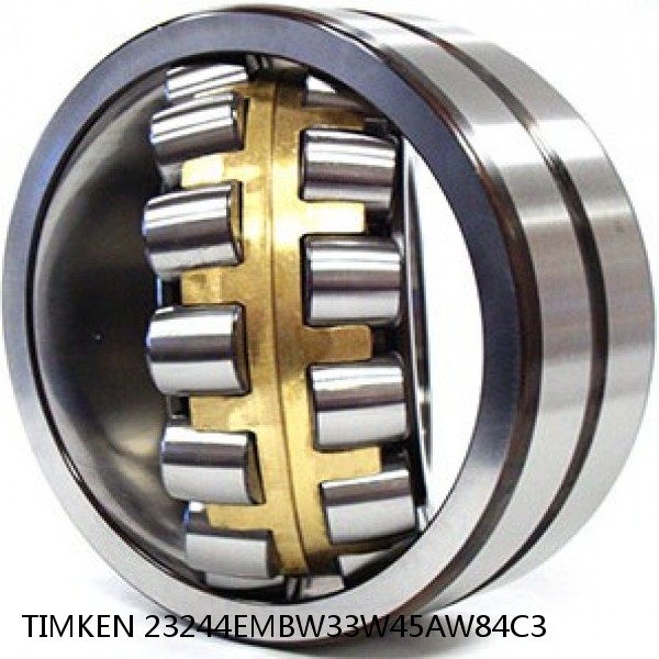23244EMBW33W45AW84C3 TIMKEN Spherical Roller Bearings Steel Cage