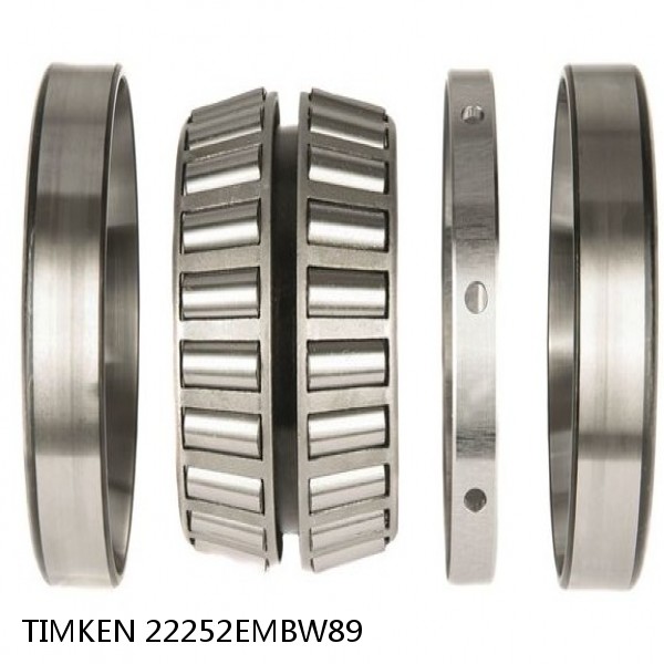 22252EMBW89 TIMKEN Tapered Roller Bearings TDI Tapered Double Inner Imperial