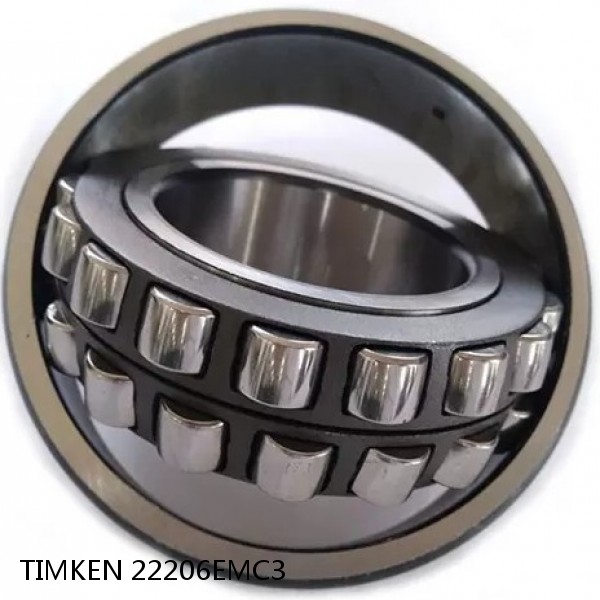 22206EMC3 TIMKEN Spherical Roller Bearings Steel Cage #1 image